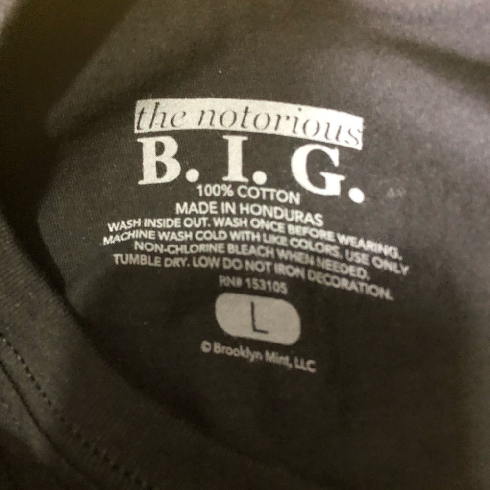 Notorious BIG Biggie Neon Tee TShirt - Picture 5 of 5